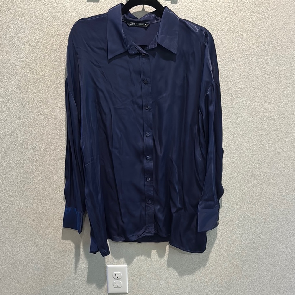 Zara Midnight Blue Shirt